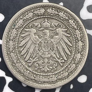 1892-A Germany 20 Pfennig Lot#C1408