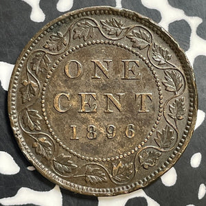 1896 Canada Large Cent Lot#E7941 Nice Detail, Rim Nicks