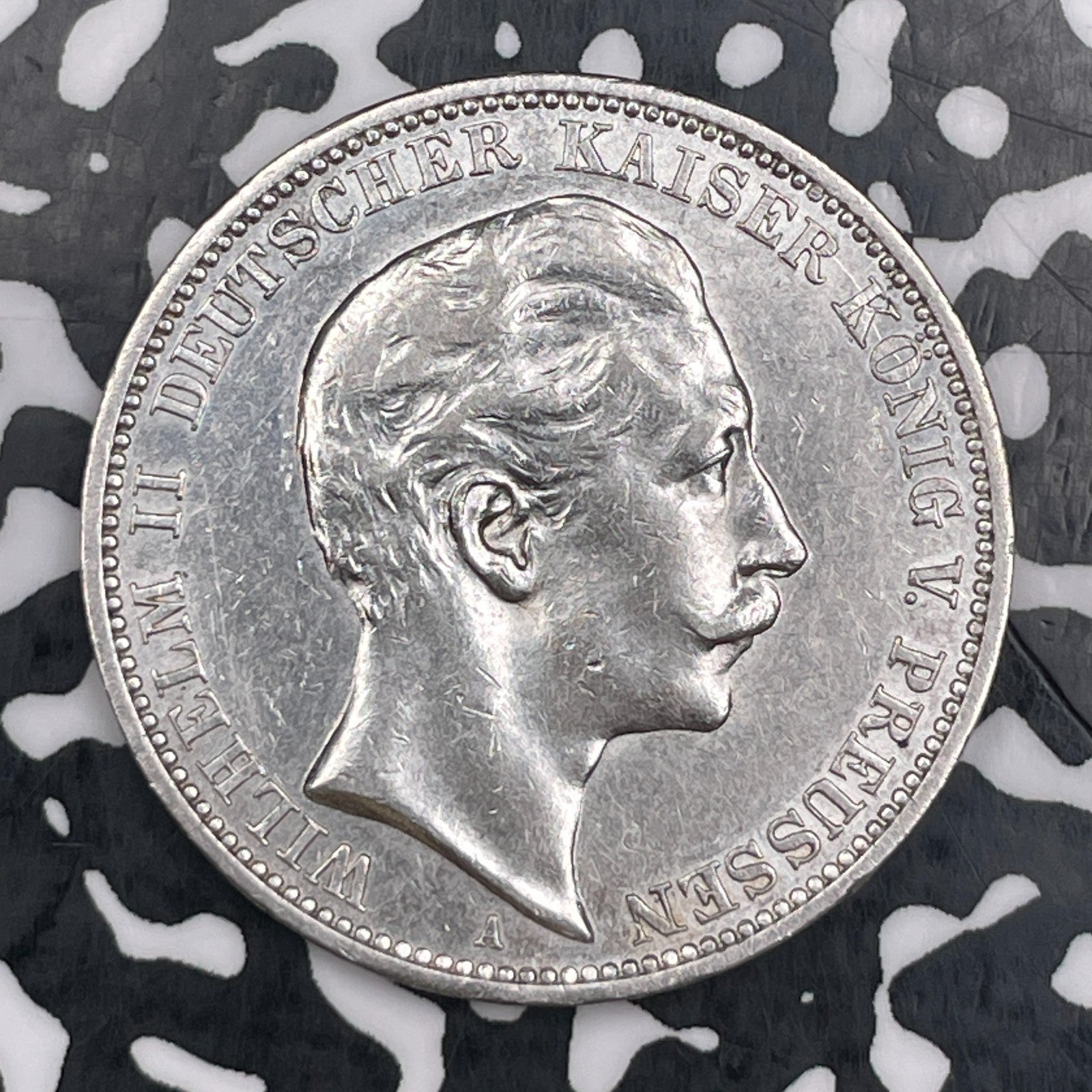 1912-A Germany Prussia 3 Mark Lot#N1876 Silver! Nice!