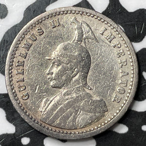 1906-A German East Africa 1/4 Rupie Lot#D7102 Silver!