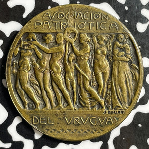 1923 Uruguay Artigas Medal By Belloni Lot#E2499 34mm