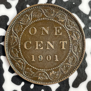 1901 Canada Large Cent Lot#E1987 Nice!