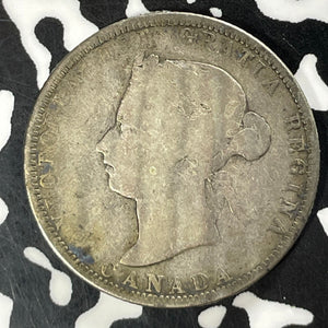 1883-H Canada 25 Cents Lot#T4858 Silver!