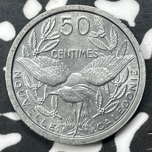 1949 New Caledonia 50 Centimes (5 Available) High Grade! (1 Coin Only)