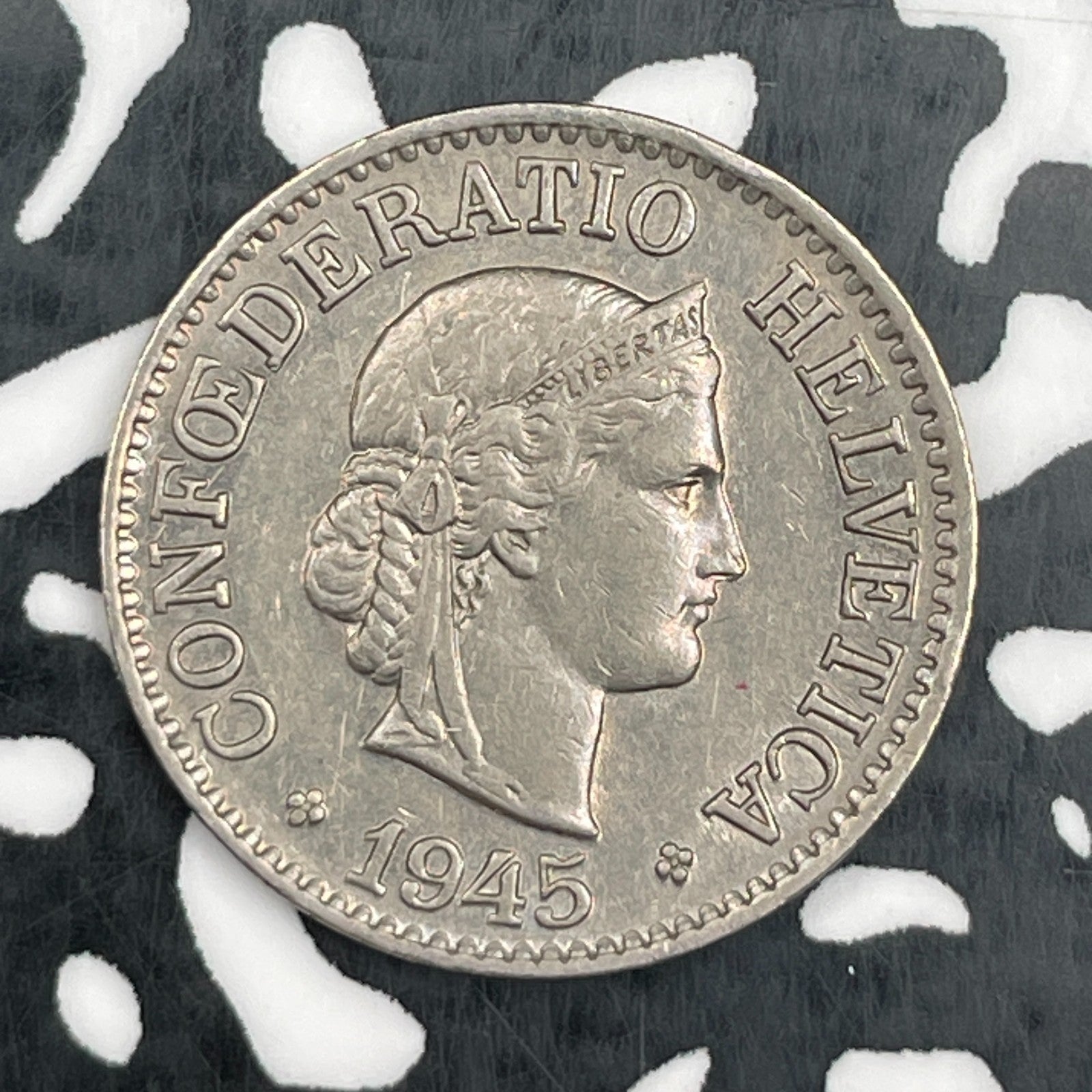 1945-B Switzerland 10 Rappen Lot#N2791 Nice!