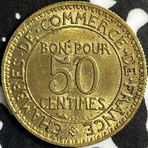 1926 France 50 Centimes Lot#D8626 High Grade! Beautiful!