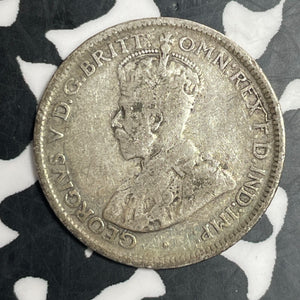 1926 Australia 6 Pence Sixpence Lot#T3327 Silver!