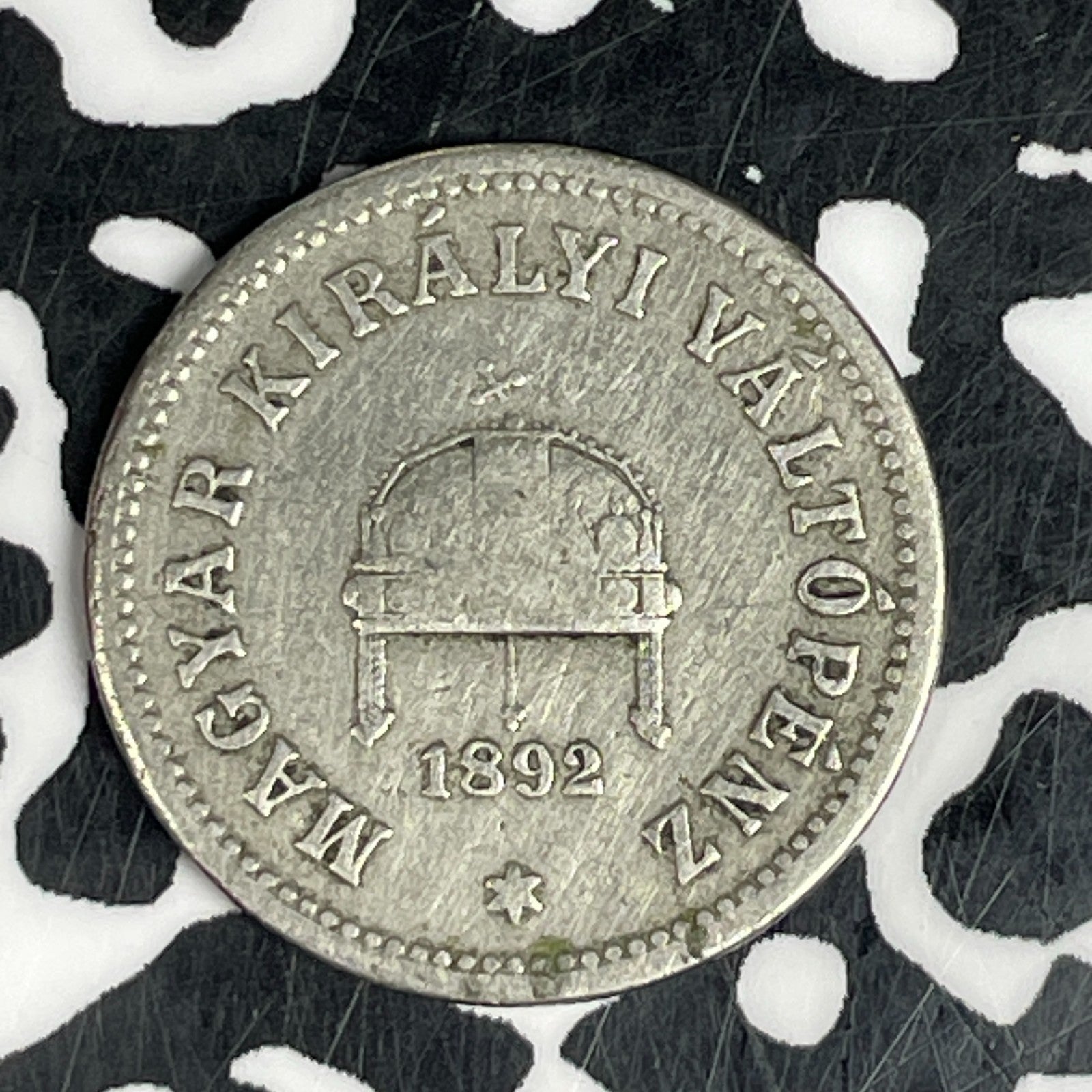 1892 Hungary 10 Filler Lot#C9044 Key Date!