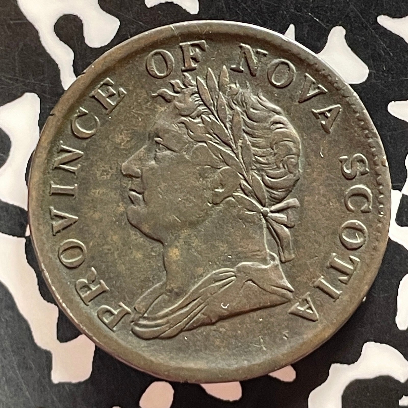 1832 Nova Scotia 1/2 Penny Token Lot#T4783 Nice!