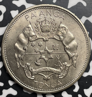1968 Tonga 1 Pa'anga Lot#T9863 High Grade! Beautiful!