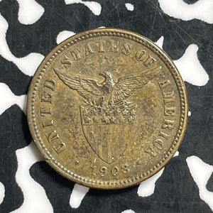 1903 U.S. Philippines 1/2 Centavo Lot#C0699