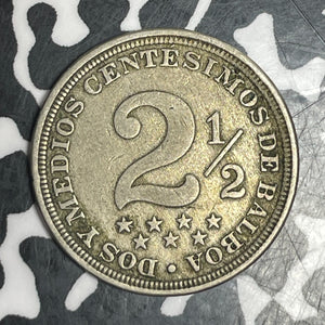 1907 Panama 2 1/2 Centesimos Lot#T6359