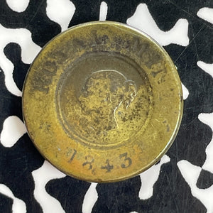 1843 Great Britain Royal Mint Sovereign Coin Weight Lot#C1163 Scarce!