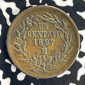 1897-Mo Mexico 1 Centavo Lot#T8572 Nice!
