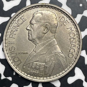 1947 Monaco 20 Francs Lot#C0914 High Grade! Beautiful!
