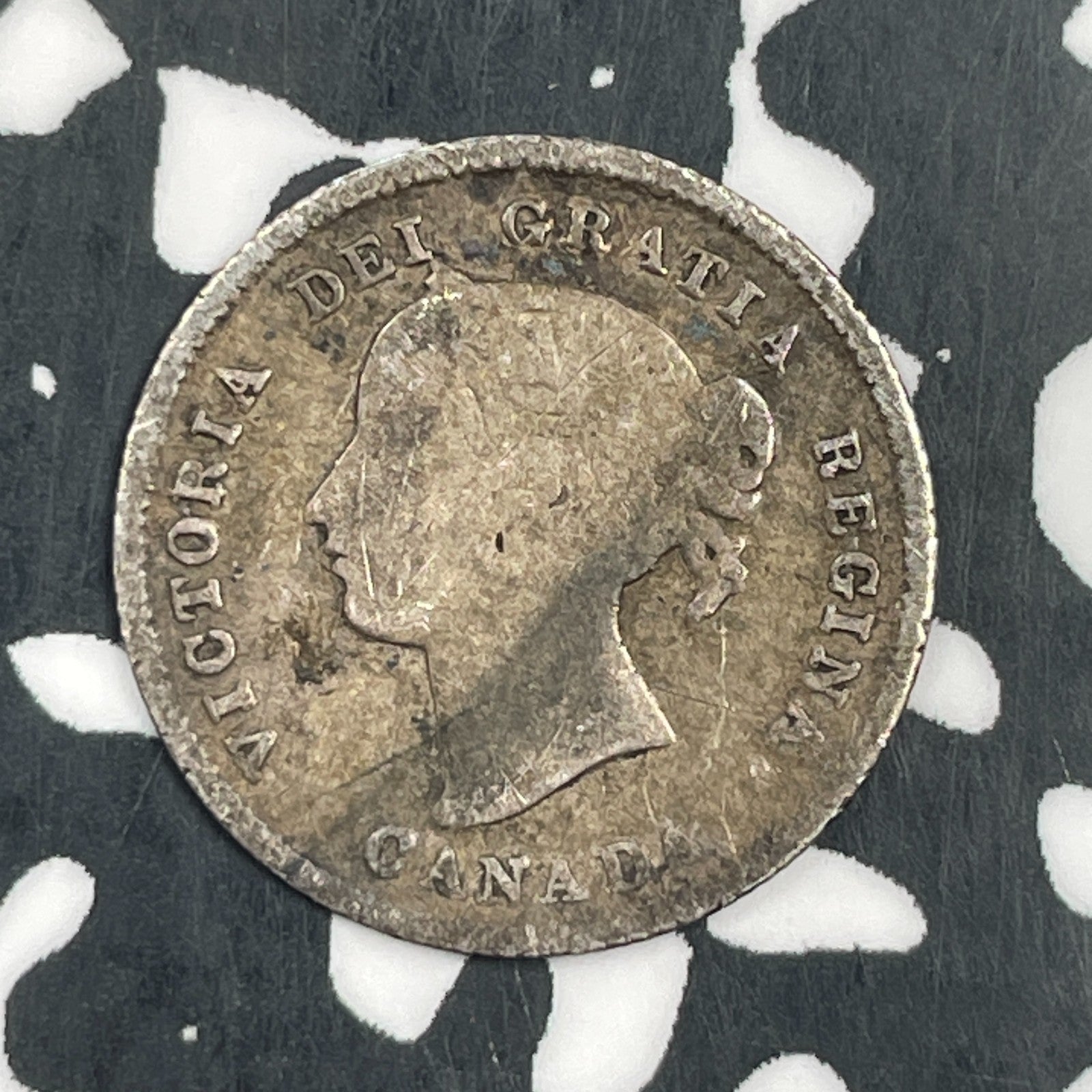 1870 Canada 5 Cents Lot#F5165 Silver!