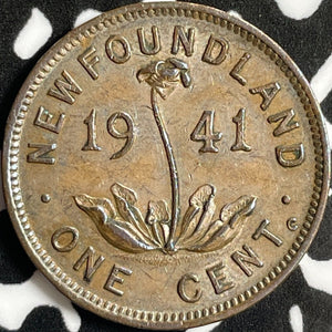 1941 Newfoundland Small Cent Lot#D8820 Nice!