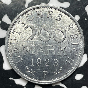 1923-F Germany 200 Mark (3 Available) (1 Coin Only)