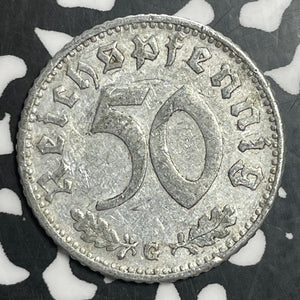 1942-G Germany 50 Pfennig Lot#T2626