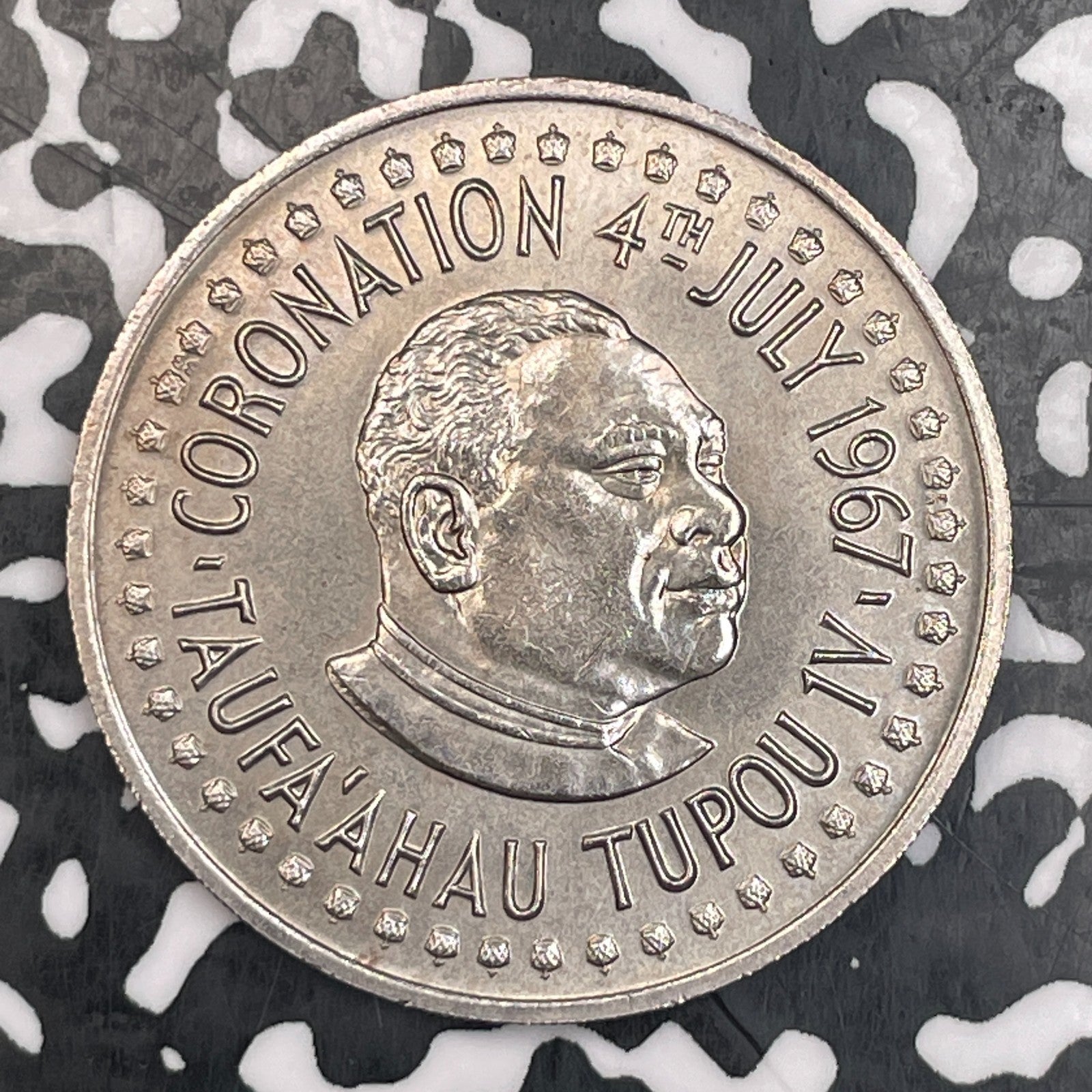 1967 Tonga 50 Seniti Lot#N0207 High Grade! Beautiful!