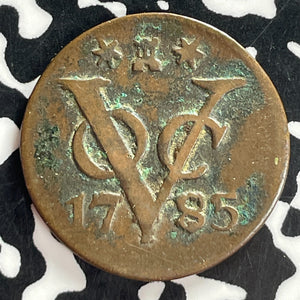1785 Netherlands East Indies Zeeland 1 Duit Lot#T7435