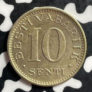 1931 Estonia 10 Senti Lot#E9203