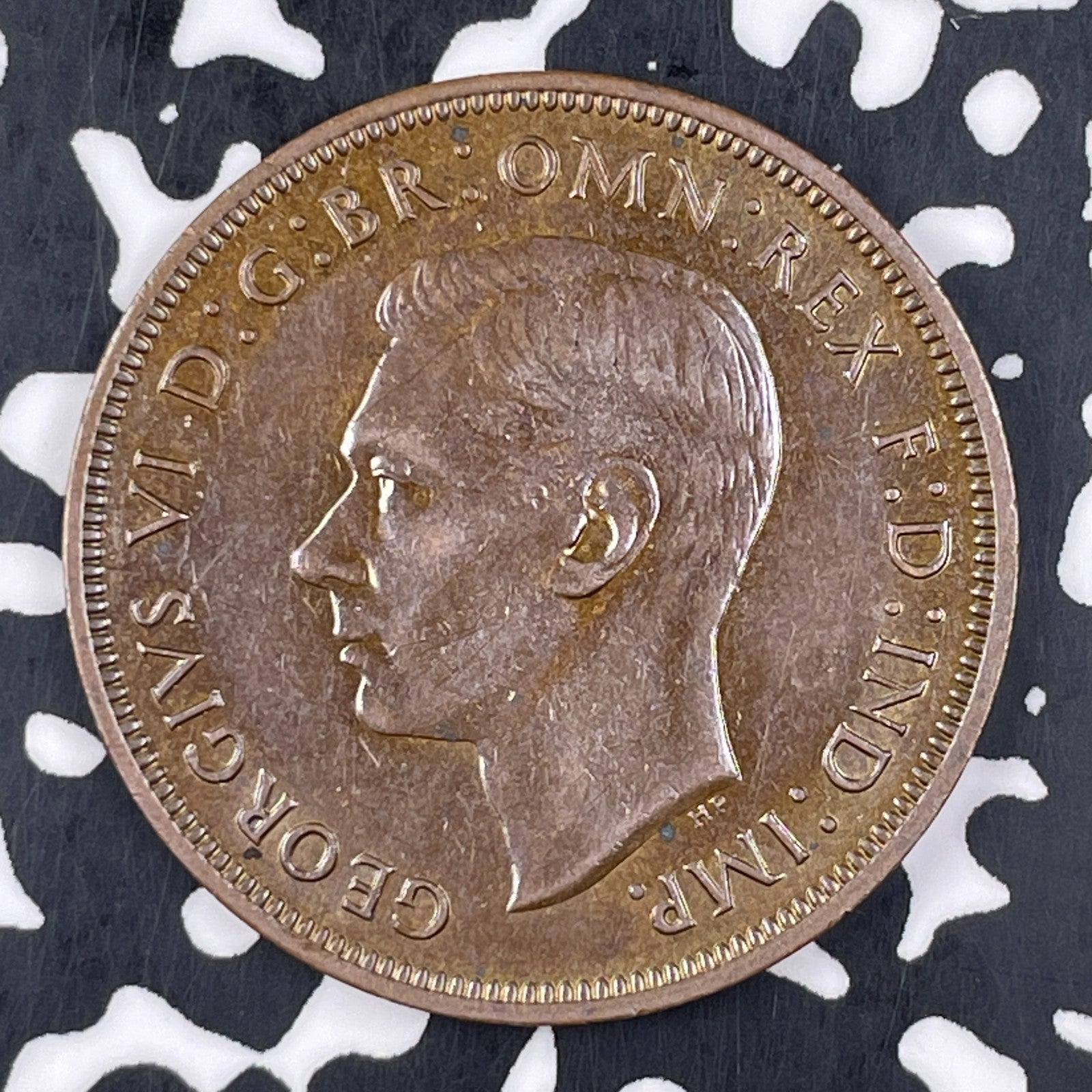 1944 Great Britain 1 Penny Lot#F3720 Nice!