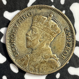 1934 New Zealand 6 Pence Sixpence Lot#E3646 Silver!