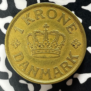 1934 Denmark 1 Krone Lot#T4176