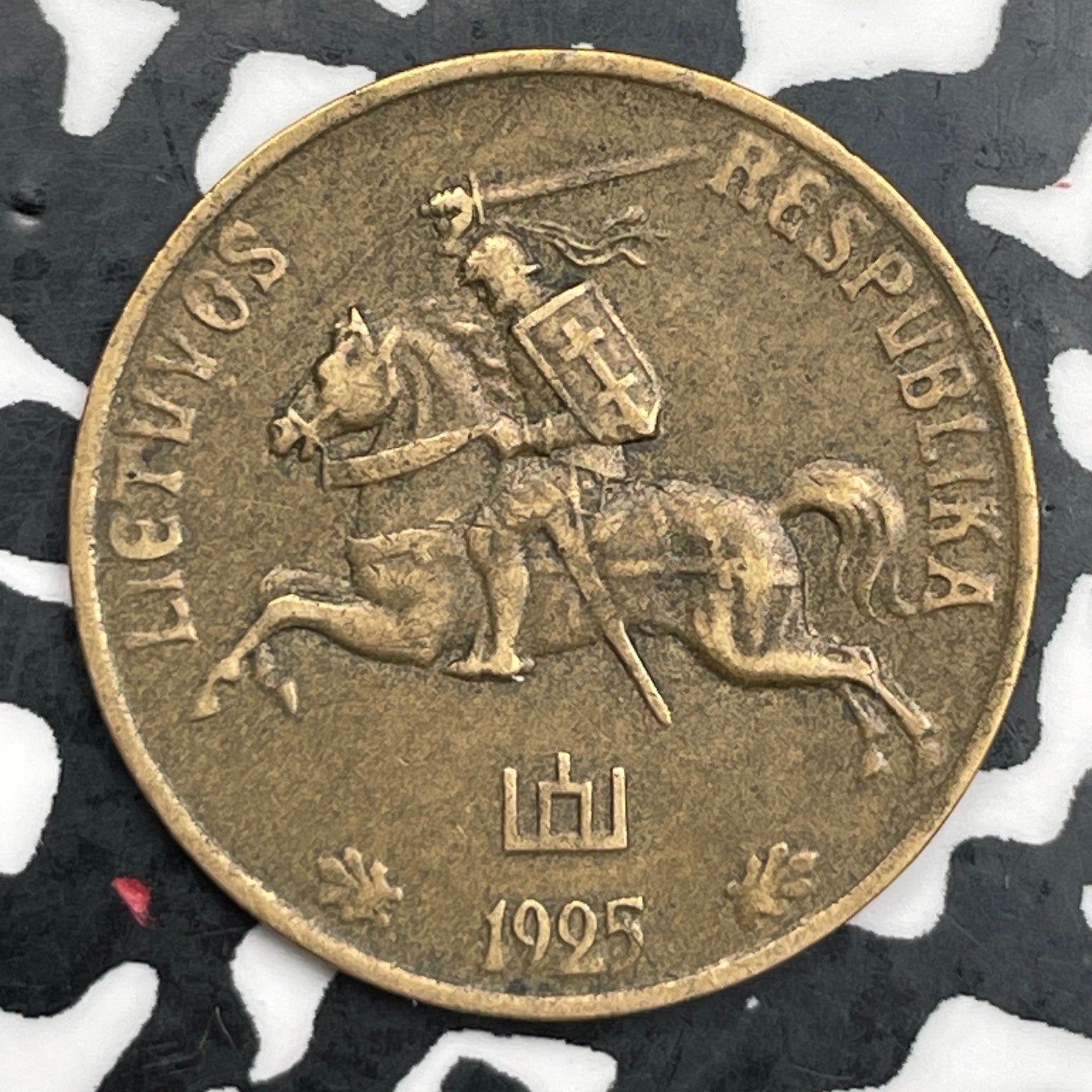 1925 Lithuania 20 Centu Lot#F8017