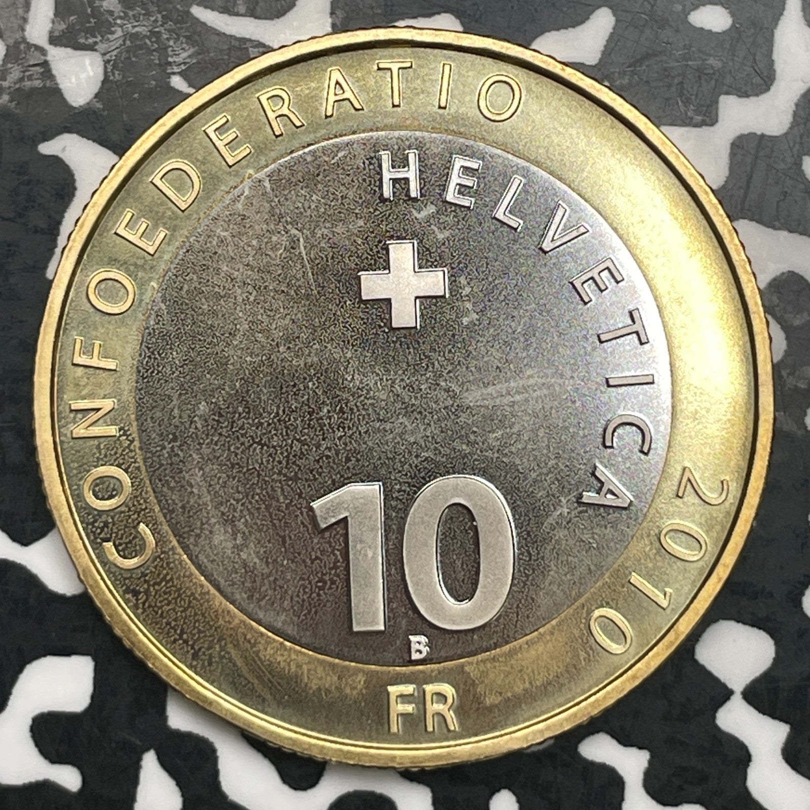 2010 Switzerland 10 Francs Lot#F7336 High Grade! Beautiful! National Zoo