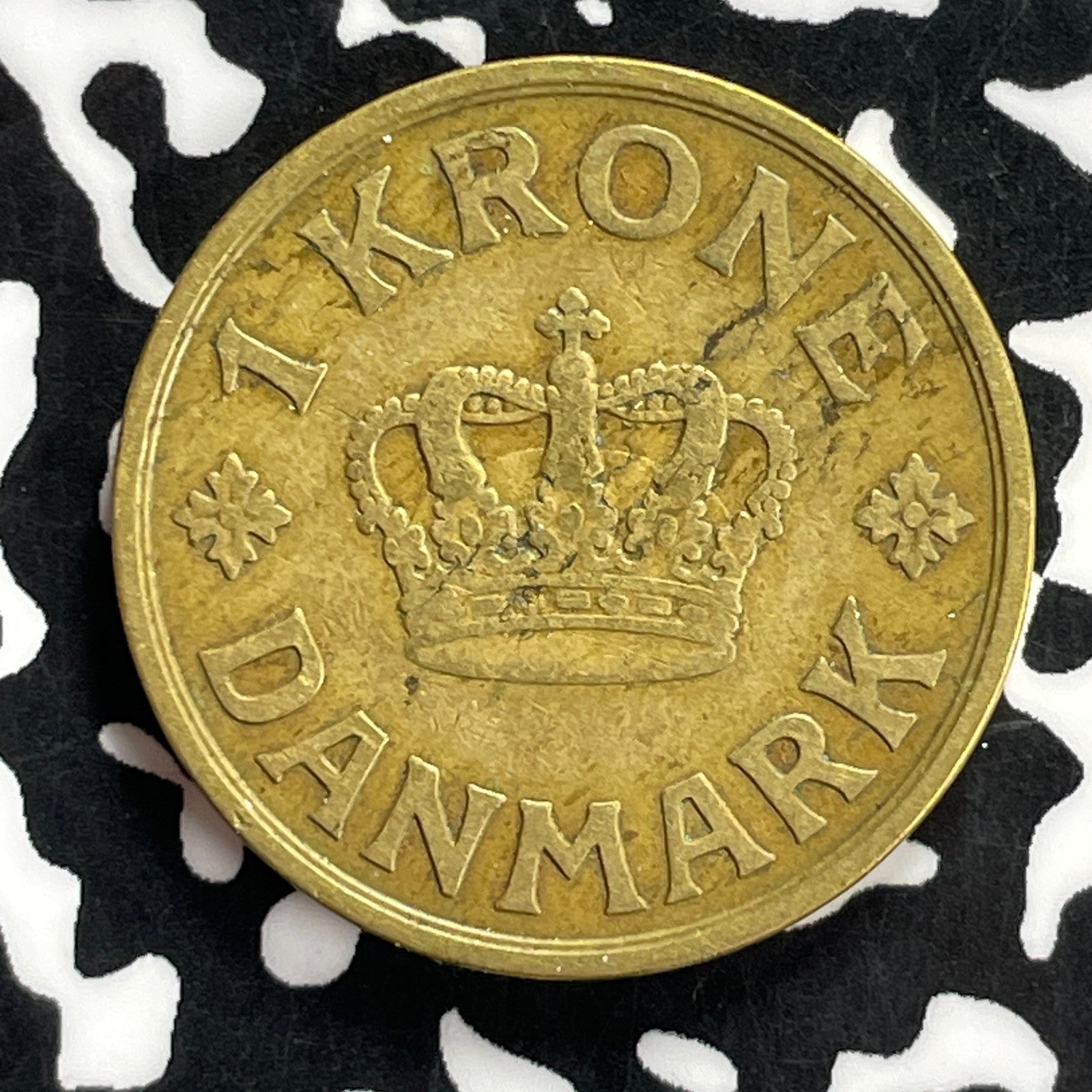 1930 Denmark 1 Krone Lot#T9803