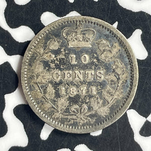 1871-H Canada 10 Cents Lot#JM9670 Silver! Better Date