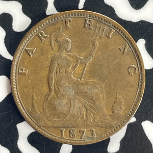 1873 Great Britain Farthing Lot#T8582