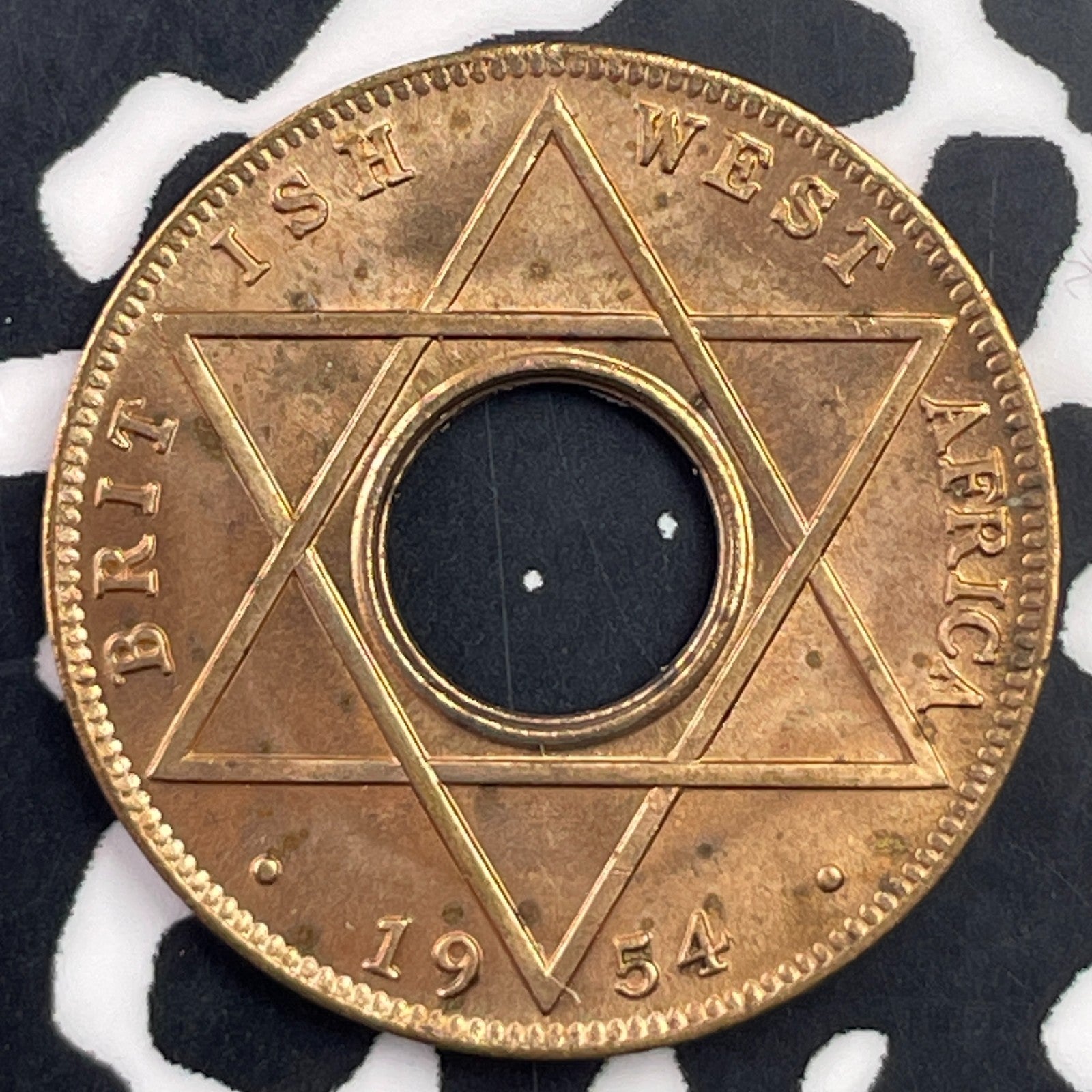 1954 British West Africa 1/10 Penny Lot#C1806 High Grade! Beautiful!