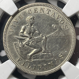 1903 U.S. Philippines 5 Centavos NGC Cleaned-Proof Details Lot#G9037