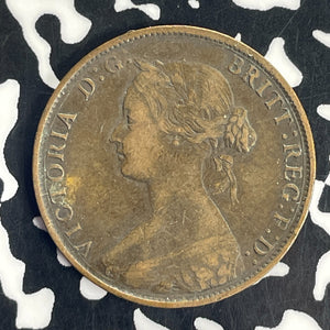 1862 Great Britain 1/2 Penny Half Penny Lot#T8599