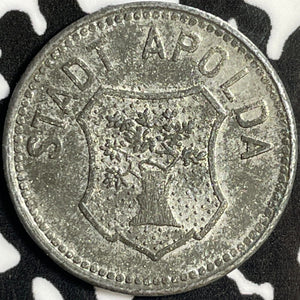 1918 Germany Apolda 10 Pfennig Notgeld Lot#D8620