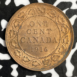 1916 Canada Large Cent Lot#E1981 Nice Detail, Old Cleaning