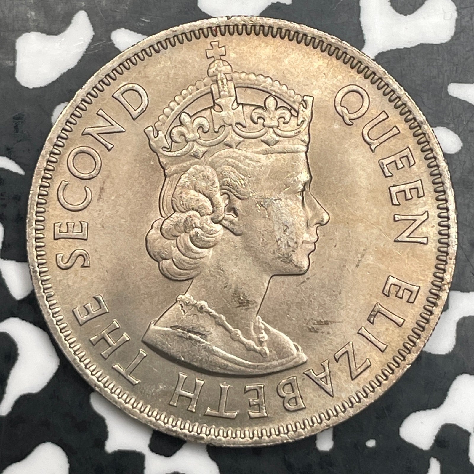1964 Fiji 1 Florin Lot#F7123 High Grade! Beautiful!