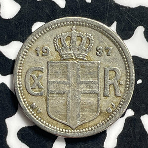 1937 Iceland 25 Aurar Lot#C0442