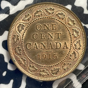 1915 Canada Large Cent ICCS MS62RB Lot#OV1595 Nice UNC!