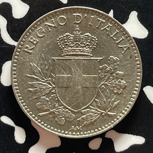 1918-R Italy 20 Centesimi Lot#T4942 High Grade! Beautiful!