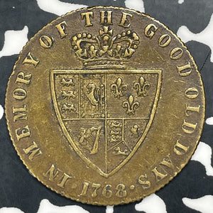 1788 Great Britain 1 Guinea Gaming Token Lot#C0415