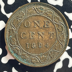 1894 Canada Large Cent Lot#T7824 Nice! Key Date!