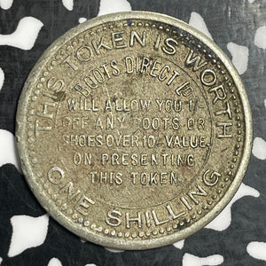 Undated Great Britain Boots Direct LD 1 Shilling Token Lot#T2826