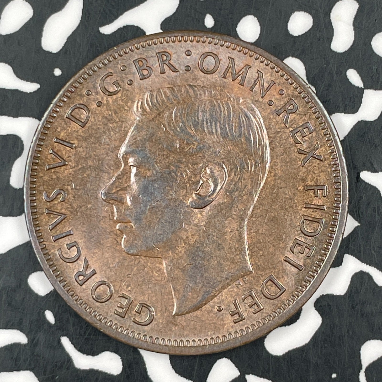 1949 Great Britain 1 Penny Lot#F5081 High Grade! Beautiful!