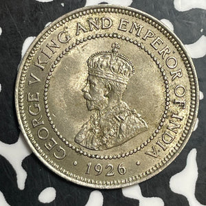 1926 Jamaica 1/2 Penny Half Penny Lot#T2995 High Grade! Beautiful!