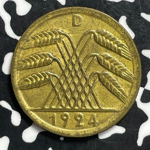 1924-D Germany 50 Pfennig Lot#C0689 Nice!