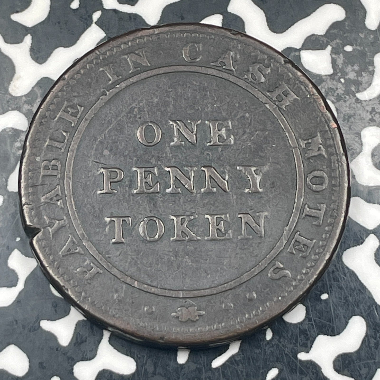 1812 Great Britain Union Copper Co. 1 Penny Token Lot#N3686